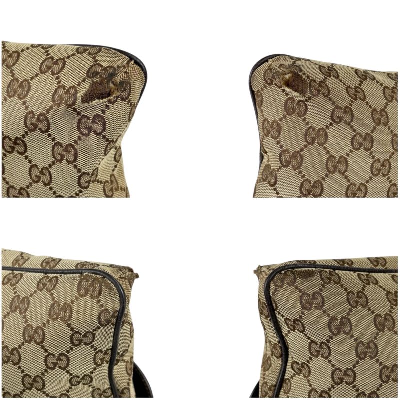 Gucci Sherry Line Shoulder Bag Crossbody Bag GG Canvas Brown