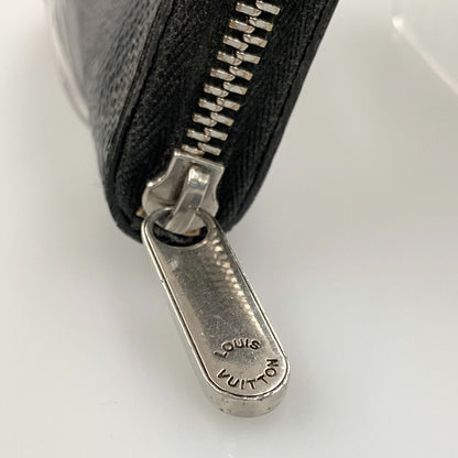 Louis Vuitton Damier Graphite Zippy Coin Purse Coin Case M63076 Black