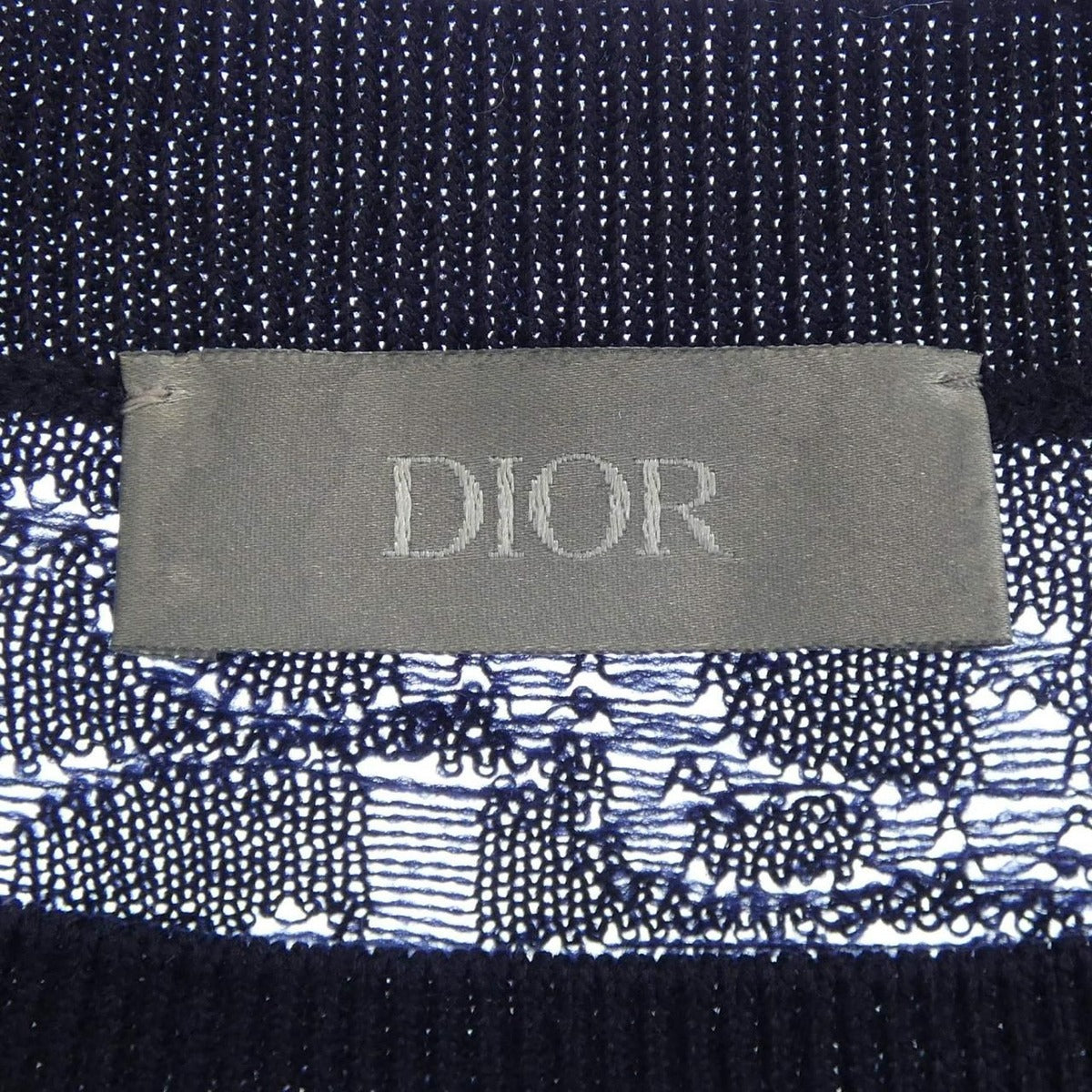 Dior Knit Sweater Navy — view 4