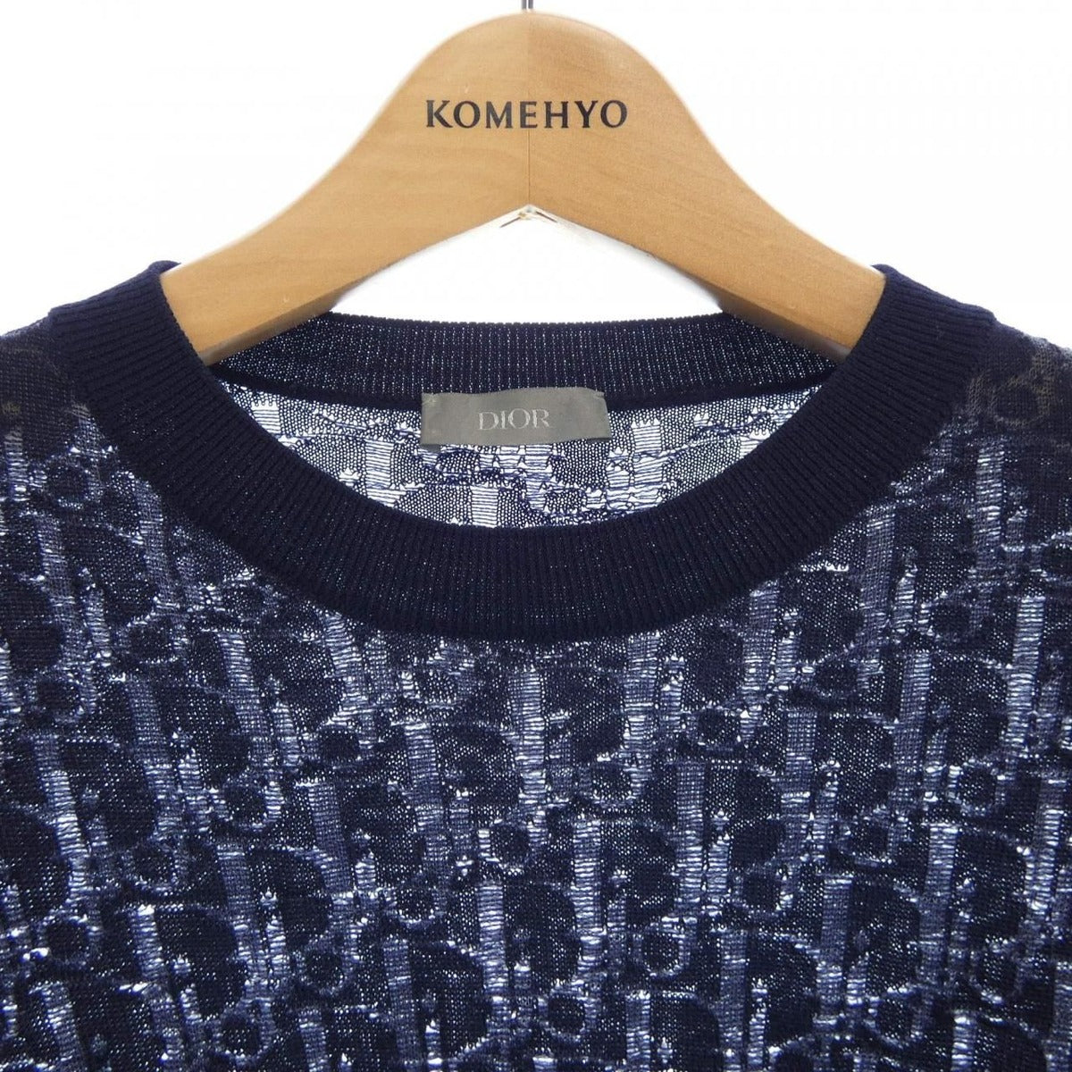 Dior Knit Sweater Navy — view 5