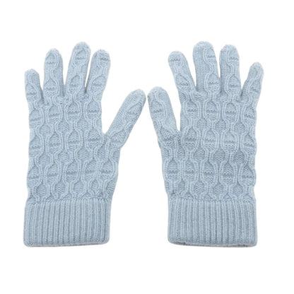 Hermes S Gloves Light Blue