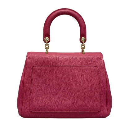 Dior/christian Dior Handbag B-dior Pink Leather