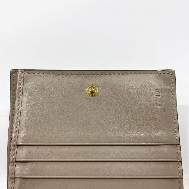 Fendi Bifold Wallet Pink Beige Bytheyard 8m0387 Wallet