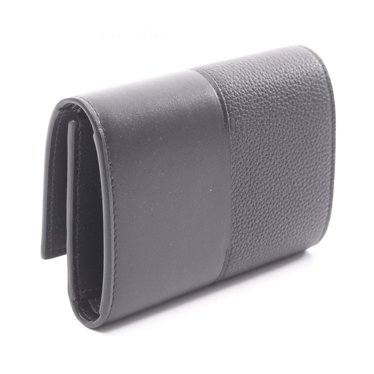 Loewe Trifold Wallet Vertical Small Black Leather — view 2