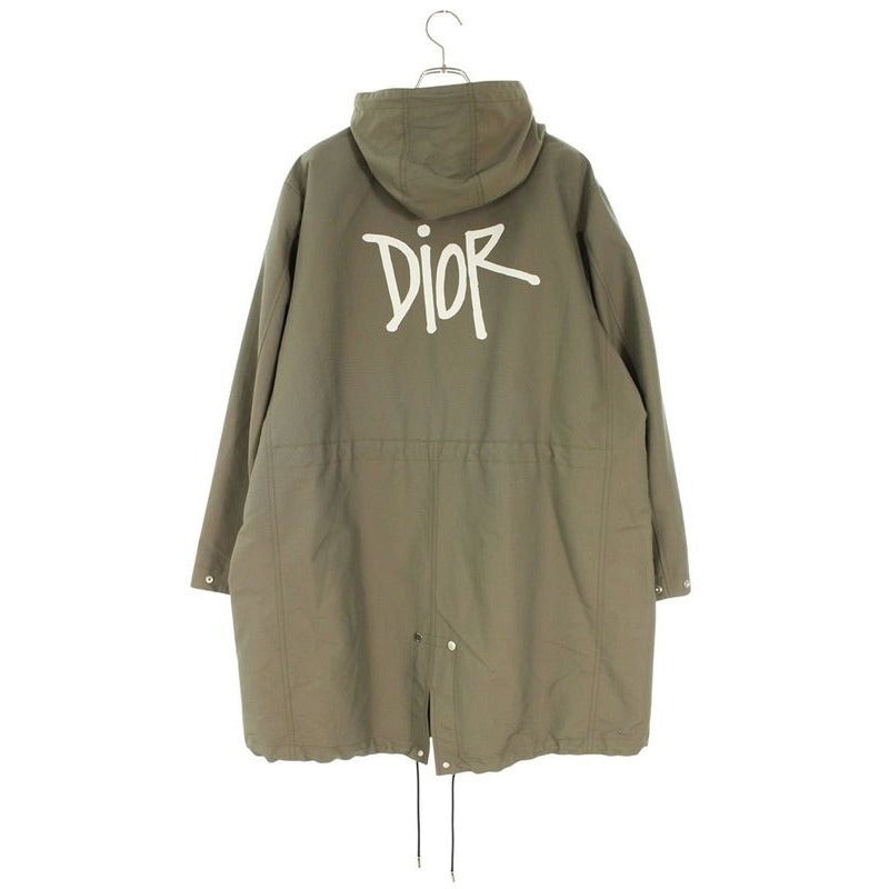 Dior Sean Stussy 033 C313 A4875 Back Logo Mod Coat 52 — view 2