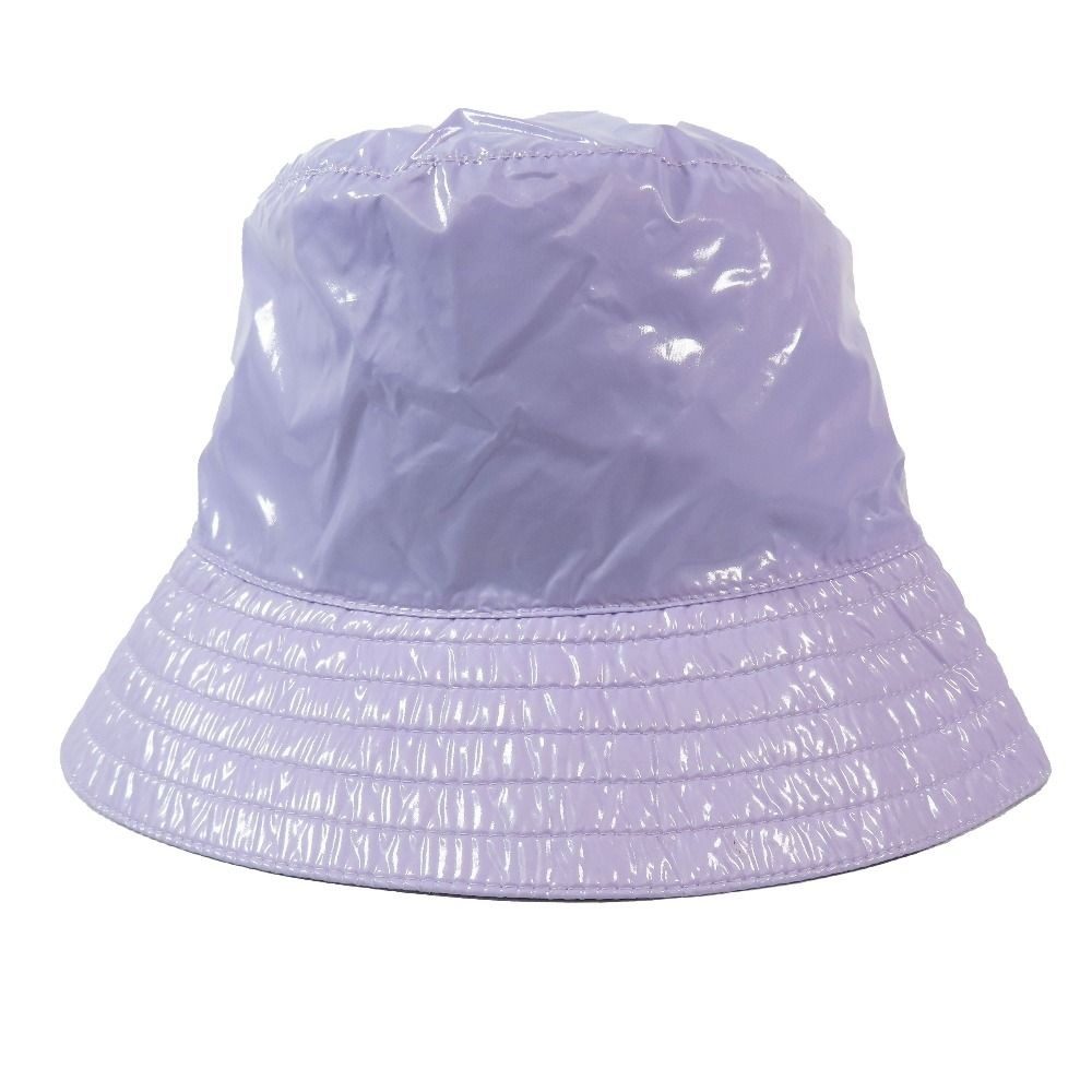 Hermes Red Bucket Hat Bakeha Rain Hat Nylon French Hat Purple 59