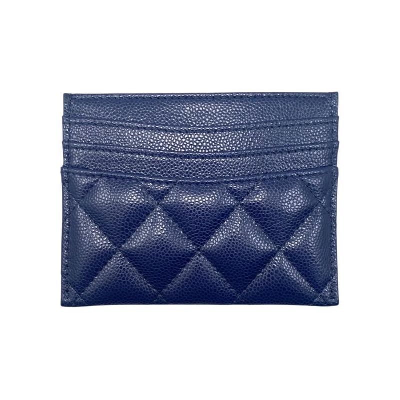 Chanel Card Case Timeless Classic Line Fragment Case Ap4472 Matelasse Caviar