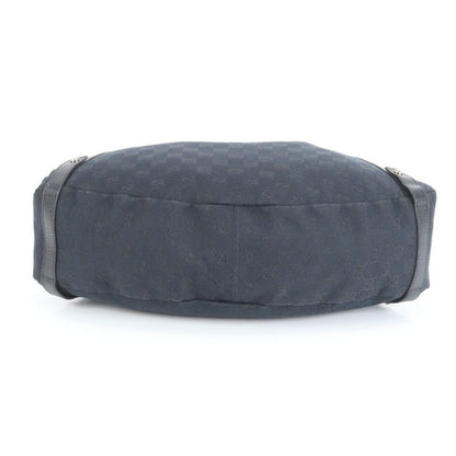 Gucci GG Canvas Abby Leather Tote Bag Shoulder Hand 130736 Black Women's ERE