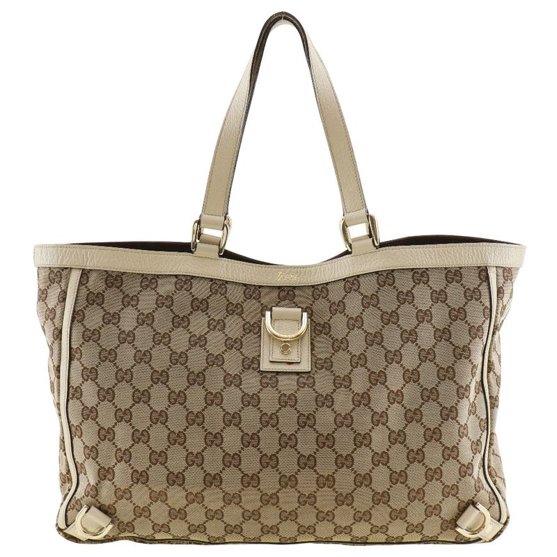Gucci Abby 141472 GG Canvas Brown Women's Tote Bag