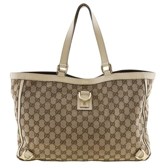 Gucci Abby 141472 GG Canvas Brown Women's Tote Bag