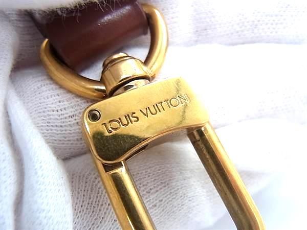 Louis Vuitton Leather Shoulder Strap For Bag Shoulder Crossbody Women Brown