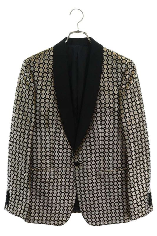 Celine 2v094858e Jacquard Lurex Jacket Men's 48