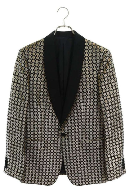 Celine 2v094858e Jacquard Lurex Jacket Men's 48