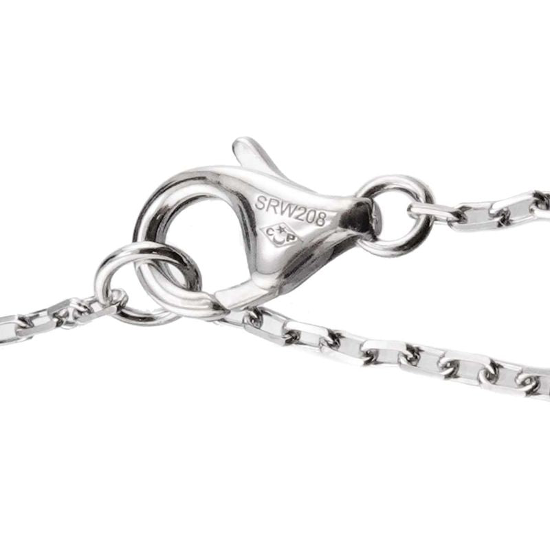 Cartier D'amour Diamond Necklace Large LM 41cm (1614in) 18K WG 750 Diamants