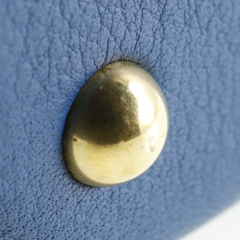 Hermes Bolide 37 G Engraved Taurillon Clemence Blue □G Ladies Handbag