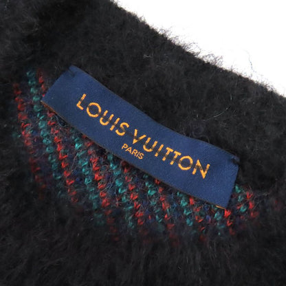 Louis Vuitton 23SS Mohair Wool Butterfly Motif LV Circle Logo Hardware Knit
