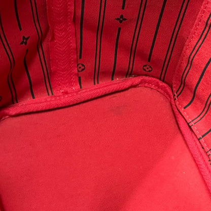 Louis Vuitton Neverfull MM Damier Tote Bag Damier Canvas N51105 Brown Ladies