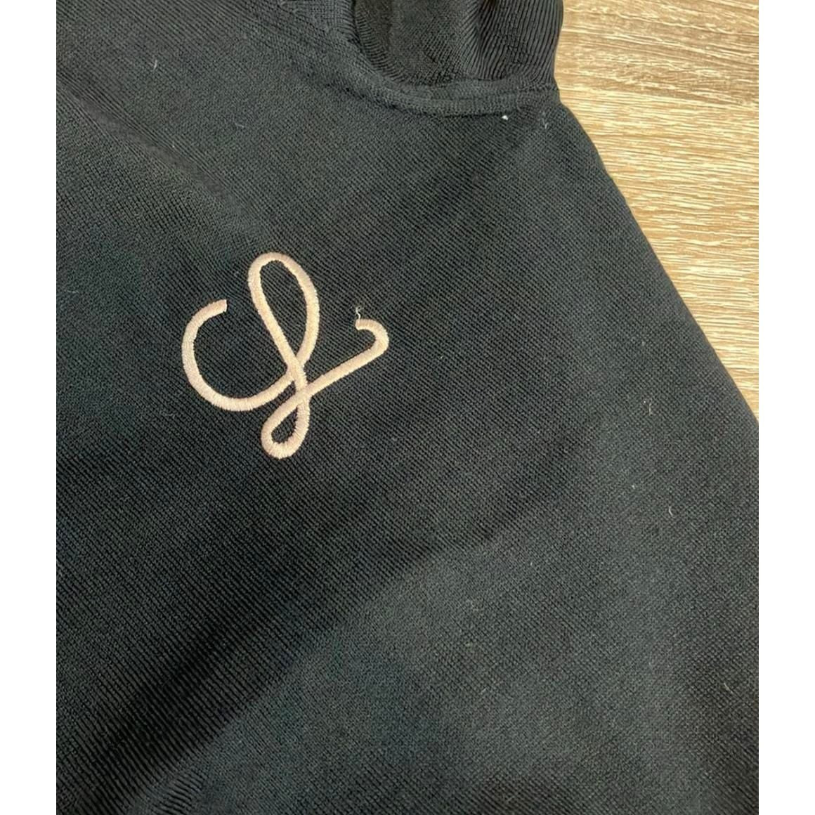 Loewe Long Sleeve Knit Cardigan Cropped Logo Embroidery Wool Lightweight Button — view 7