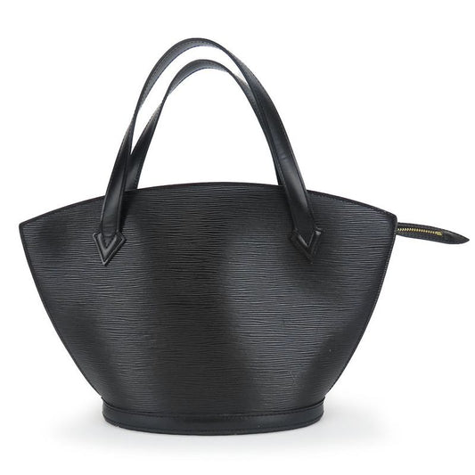 Louis Vuitton Handbag Saint Jacques Epi Leather Noir Black Gold Hardware