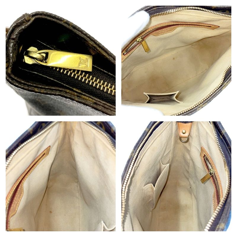 Louis Vuitton M51145 Monogram PVC Looping GM Shoulder Bag Brown 333551 Shoulder