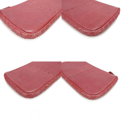 Bottega Veneta Pouch Bottega Veneta Pink Leather Gunmetal Small Bag