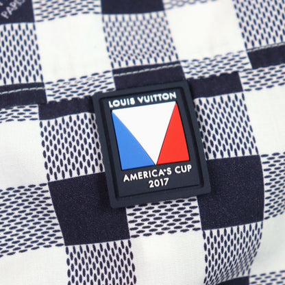 Louis Vuitton Hbs95w America's CUP America's Cup 100% Cotton Damier Logo Print