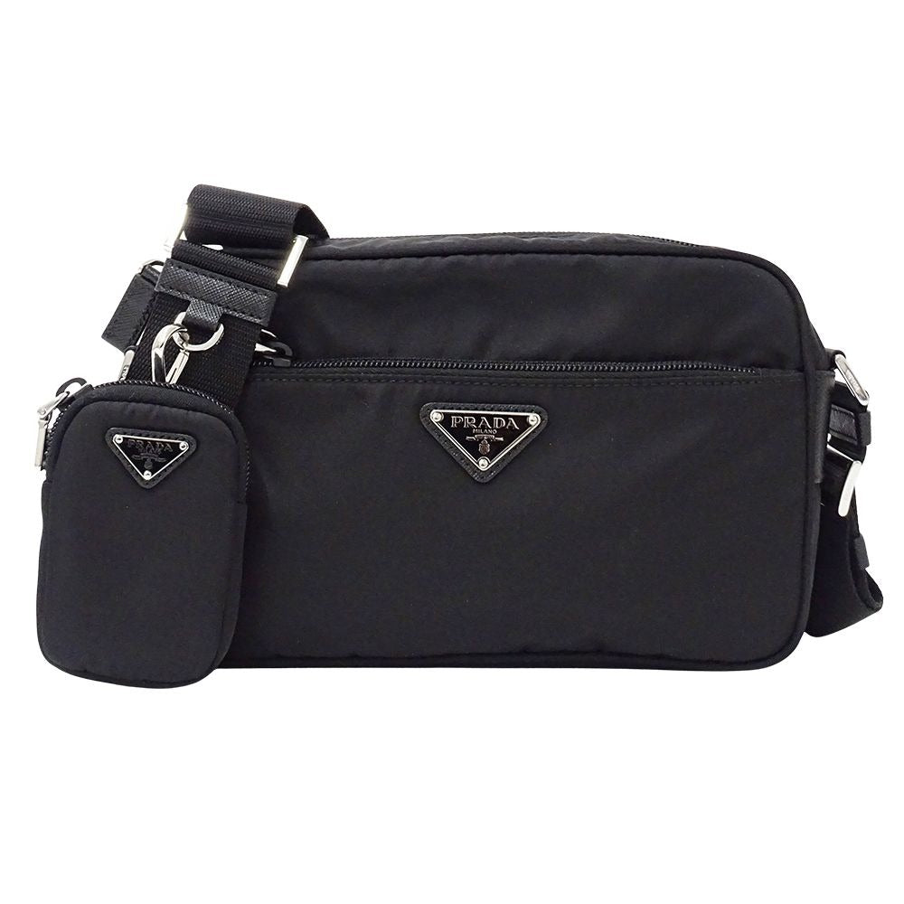 Prada Shoulder Bag Nylon Black