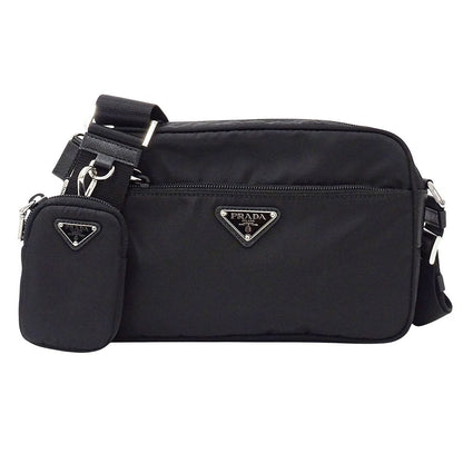 Prada Shoulder Bag Nylon Black