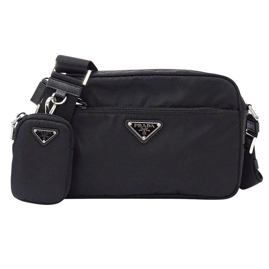 Prada Shoulder Bag Nylon Black