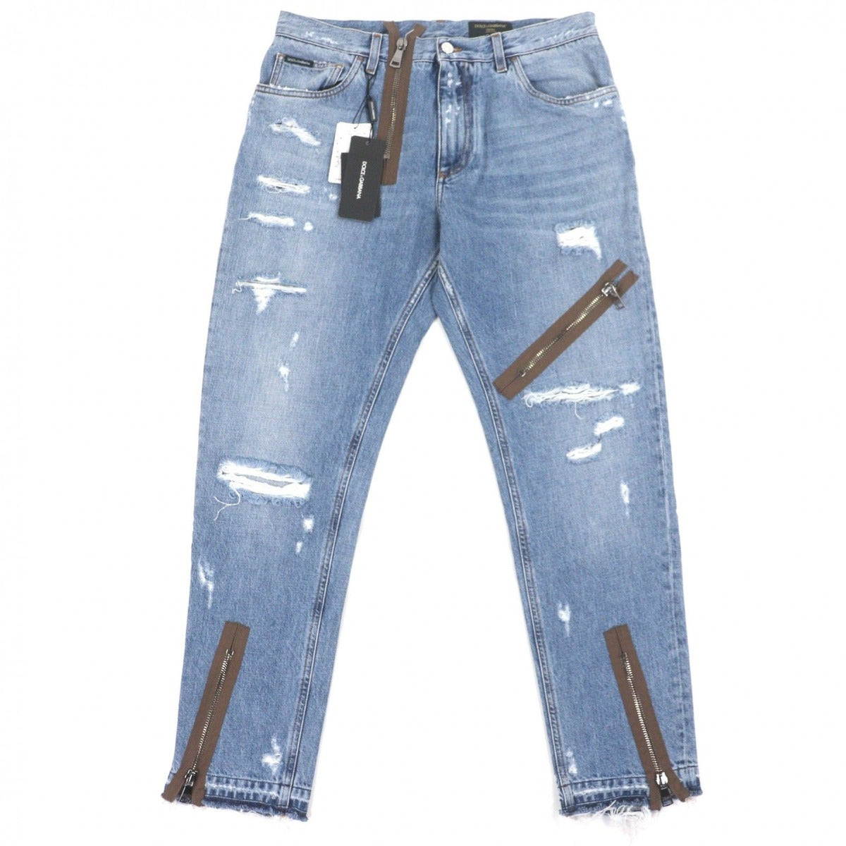 Dolce & Gabbana Loose Cotton Black Tag Pants