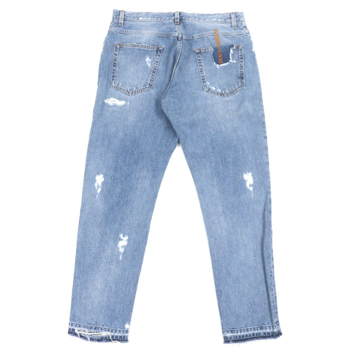 Dolce & Gabbana Loose Cotton Black Tag Pants — view 2