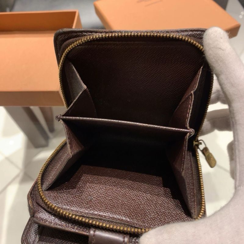 Authentic Louis Vuitton Damier Compact Folding Wallet