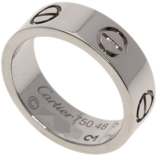 Cartier Love Ring 48 18K White Gold