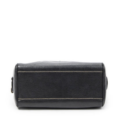Celine Vintage Small Boston Black Grain Leather AB — view 6