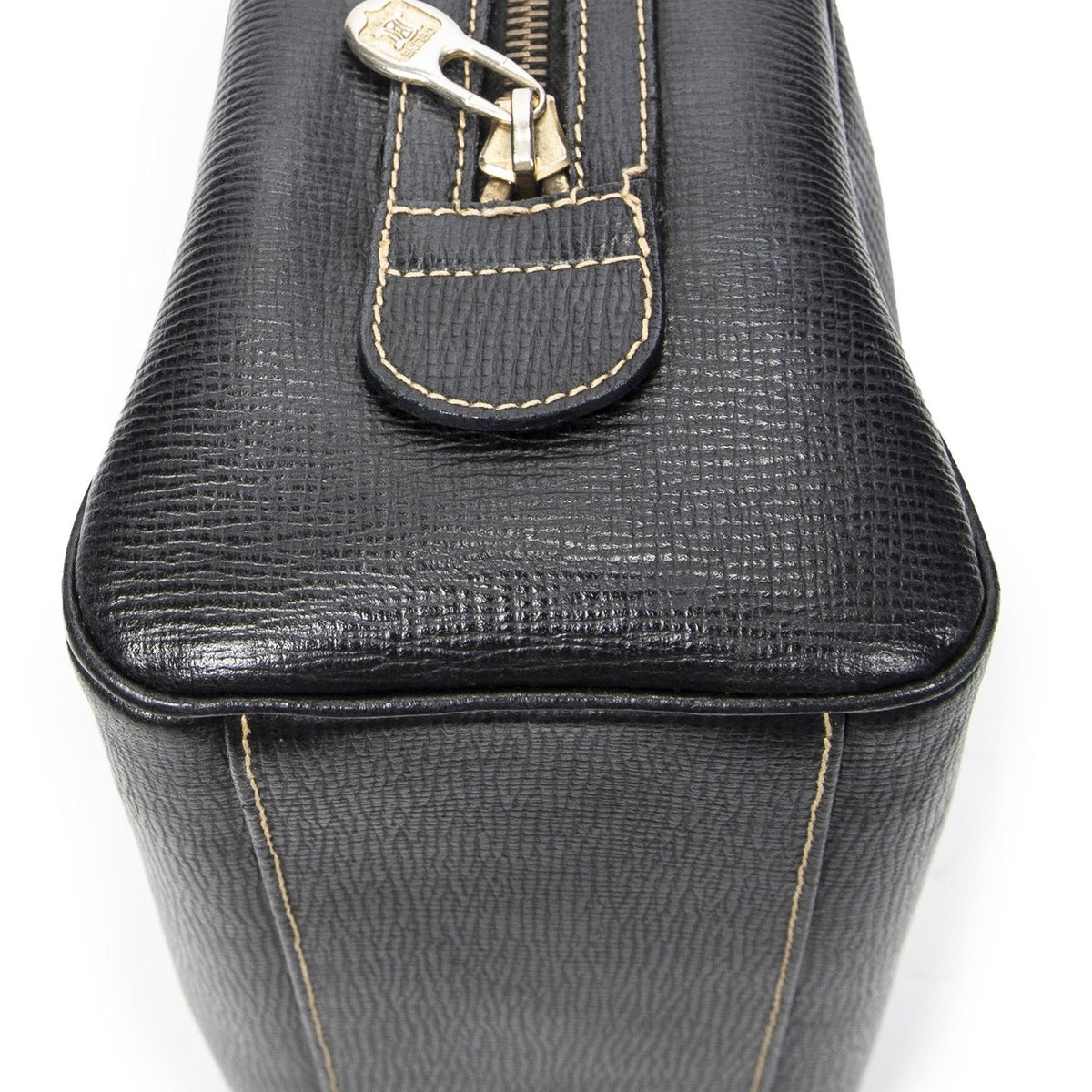 Celine Vintage Small Boston Black Grain Leather AB — view 7