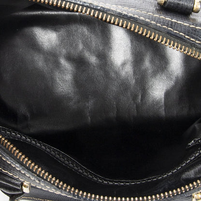 Celine Vintage Small Boston Black Grain Leather AB — view 9