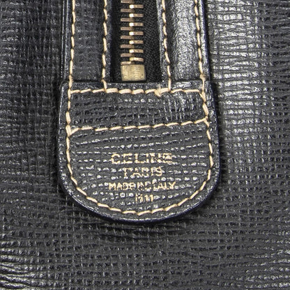 Celine Vintage Small Boston Black Grain Leather AB — view 10