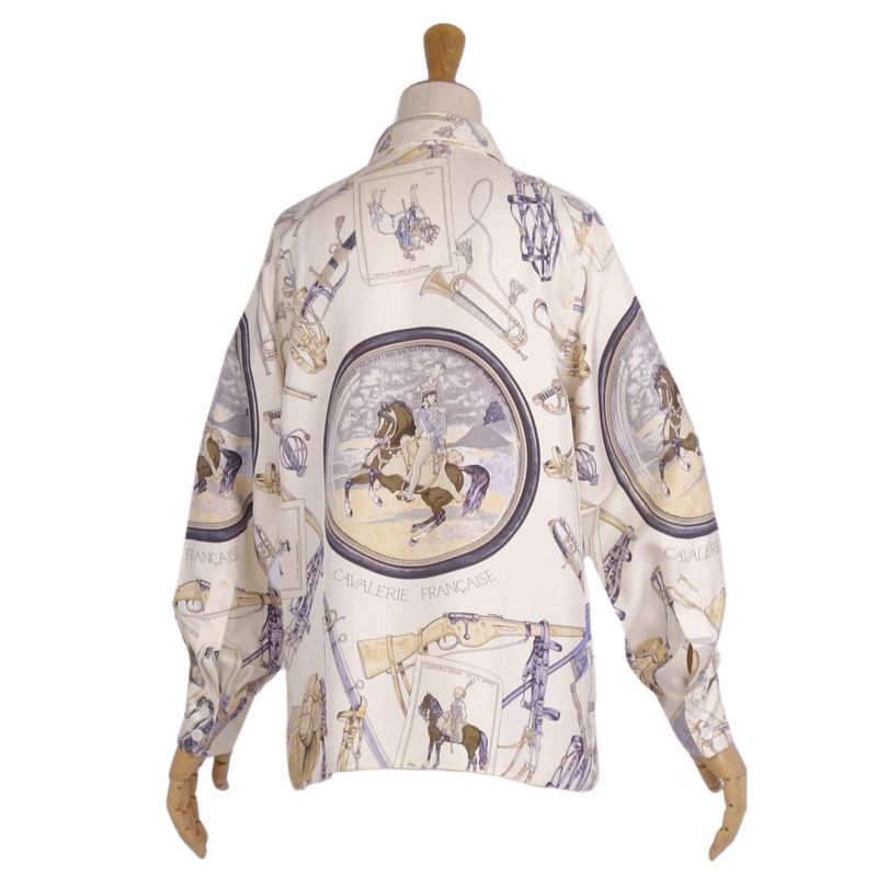 Hermes Shirt Margiela Period Blouse Long Sleeve Si