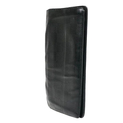 Louis Vuitton Long Wallet Damier Infini Portefeuille Blazer Black Leather