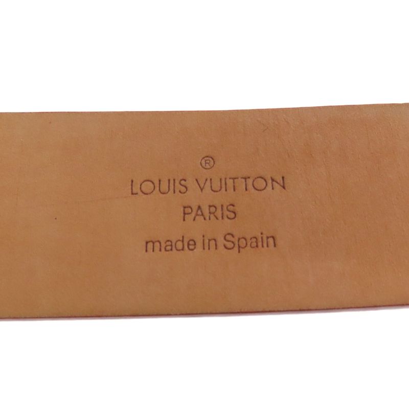 Louis Vuitton Saint Laurent LV Initials Belt Nomad Leather Men's