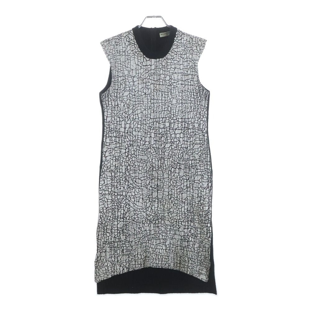 Balenciaga Crack Dress Black