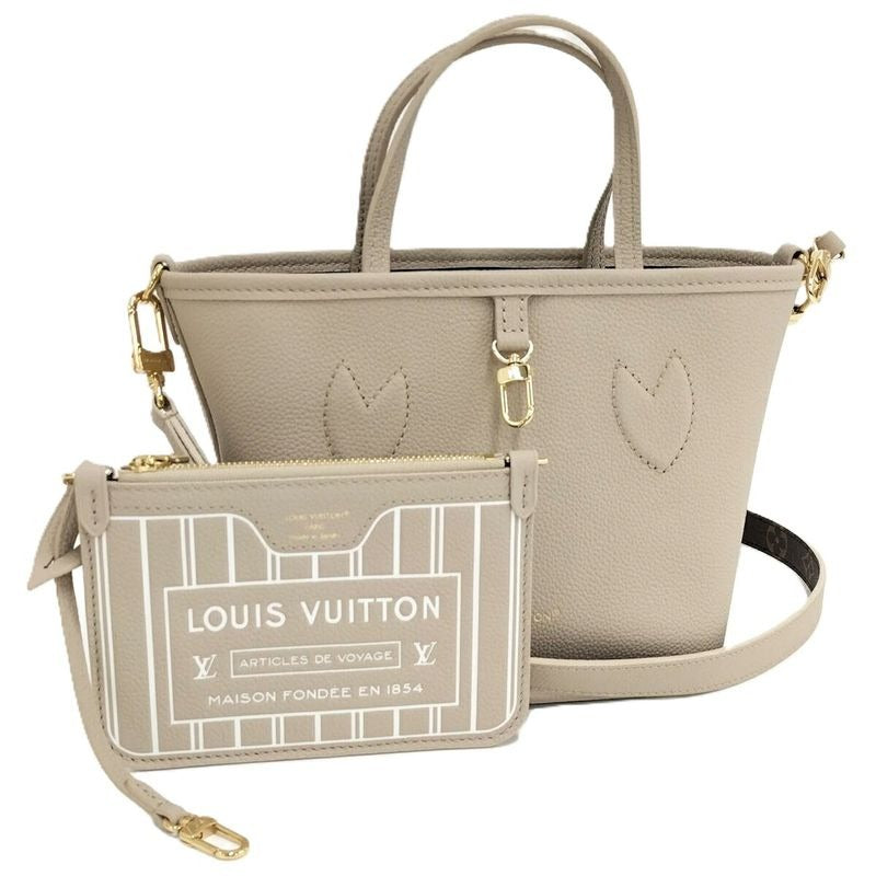 Louis Vuitton Neverfull Inside Out BB Reversible 2-Way Tote Bag Monogram Grain