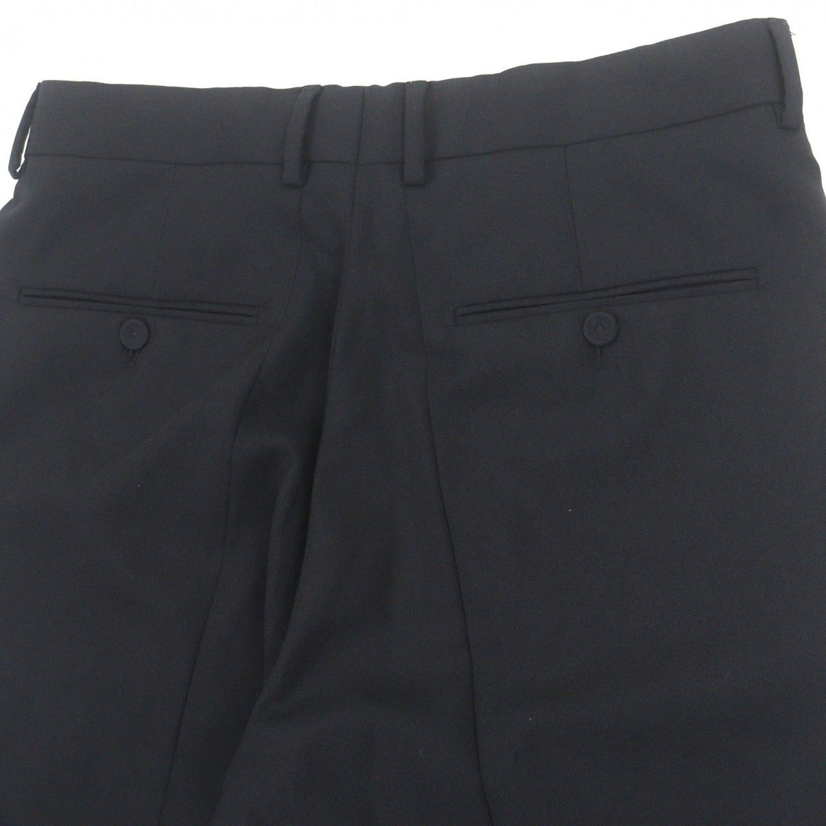 Fendi Wool Pants Trousers Black 46 — view 4