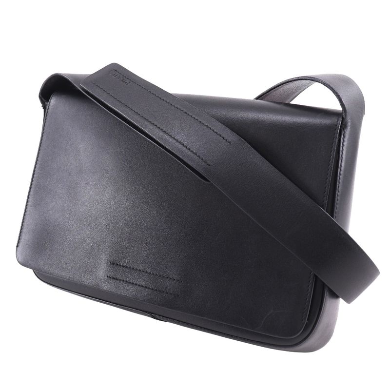 Prada Calf Black Unisex Shoulder Bag