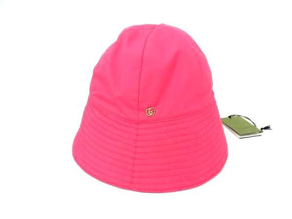 Gucci GG Marmont 100% Polyester Bucket Hat Size M Women's Pink Bj7696