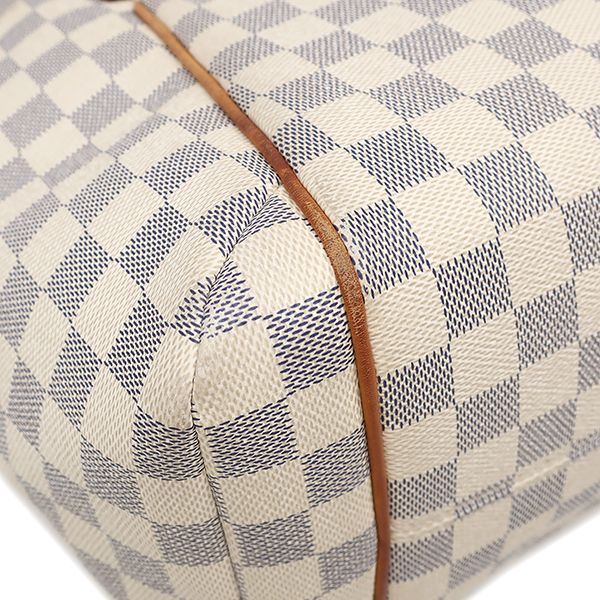 Louis Vuitton Tote Bag Totally MM Damier Azure Canvas Damier Azure Gold