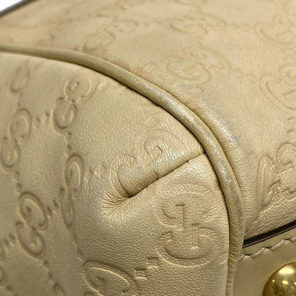 Gucci Handbag Cima Line Scarlet 282299 Beige Leather