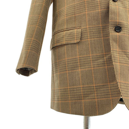 Celine - Wool Check 2B Single-breasted Tailored Jacket - Fully Lined - 36 -