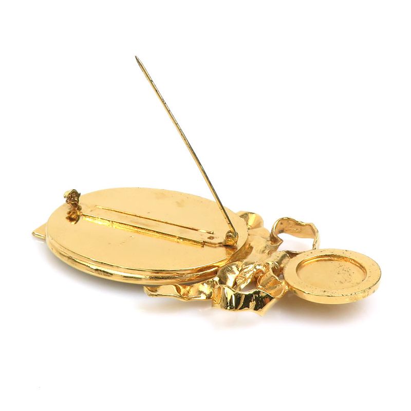 Chanel Brooch Coco Mark Mirror