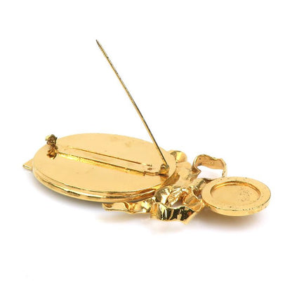 Chanel Brooch Coco Mark Mirror